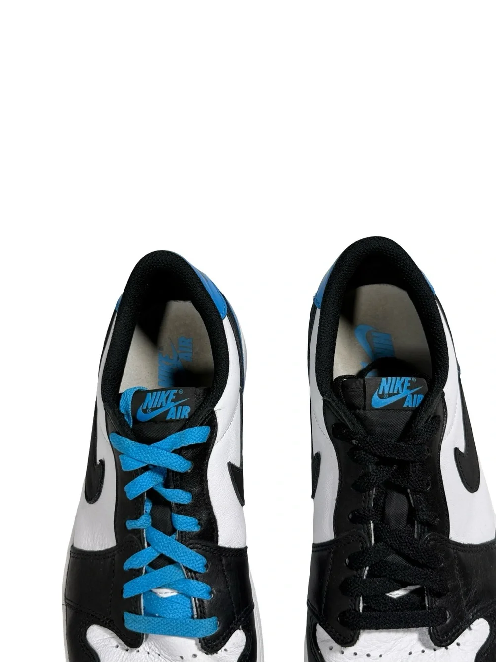 Nike Air Jordan 1 Low University Blue Black White Leather Men’s 10.5 CZ0790-104